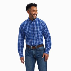 Ariat Pro Series Boone Klassiska Fit Skjorta Herr Blå | 761-ZKNLSU