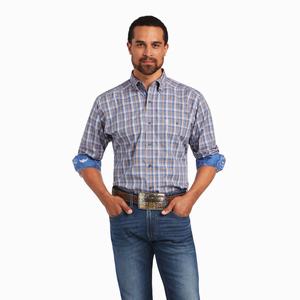 Ariat Relentless Agility Stretch Klassiska Fit Skjorta Herr Blå | 917-WSKBRG
